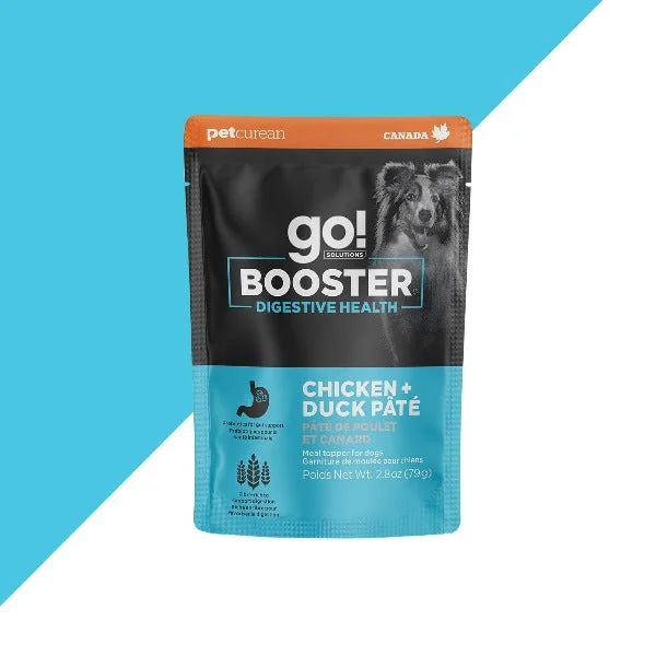 Go! Solutions Booster Digestive Health Chicken + Duck Pate Dog Food Topper