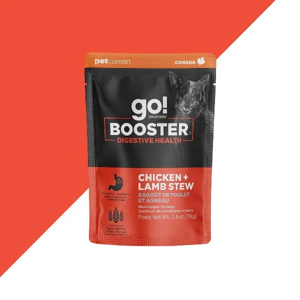 Go! Solutions Booster Digestive Health Chicken + Lamb Stew Dog Food Topper