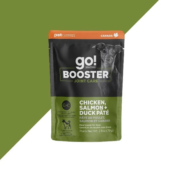 Go! Solutions Booster Joint Care Chicken, Salmon + Duck Pate Dog Food Topper