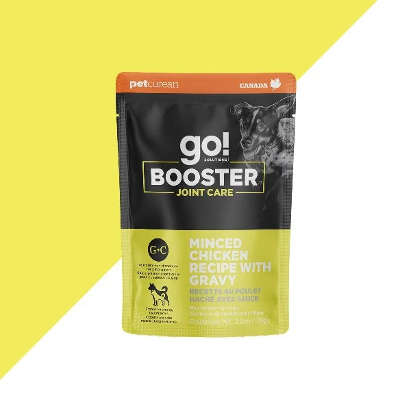 Go! Solutions Booster Joint Care Minced Chicken with Gravy Dog Food Topper