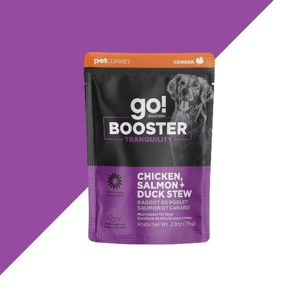 Go! Solutions Booster Tranquility Chicken, Salmon + Duck Stew Dog Food Topper