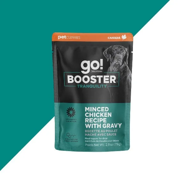 Go! Solutions Booster Tranquility Minced Chicken with Gravy Dog Food Topper