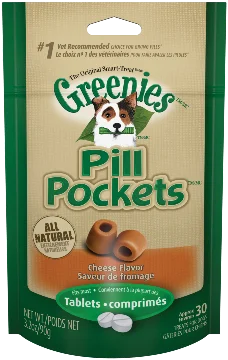 Greenies Pill Pockets Canine Cheese Flavor Dog Treats