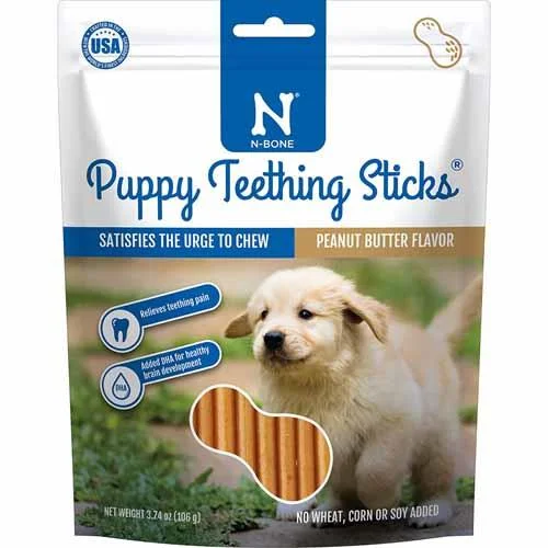 N-Bone Teething Sticks Peanut Butter Puppy 106g