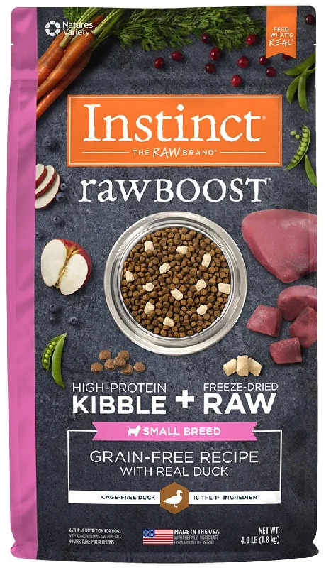 Instinct Raw Boost Small Breed Grain Free Recipe with Real Duck Natural Dry Dog Food