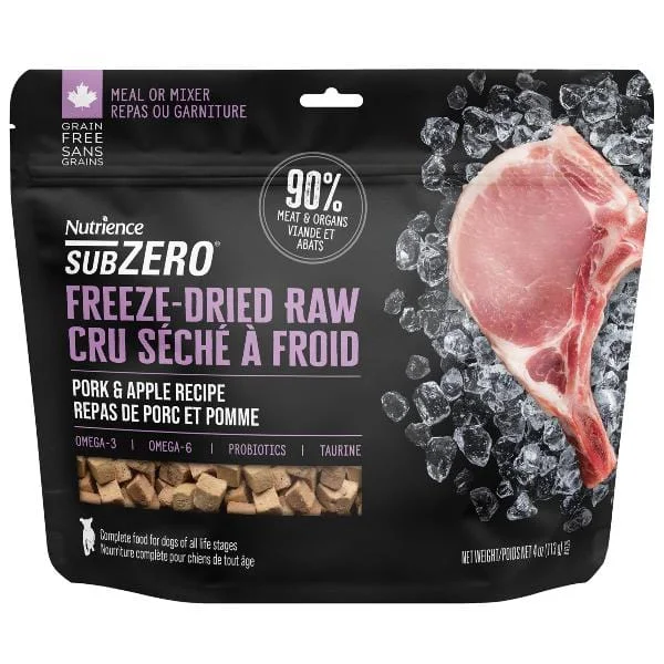 Nutrience SubZero Freeze-Dried Raw Pork & Apple Dog Food