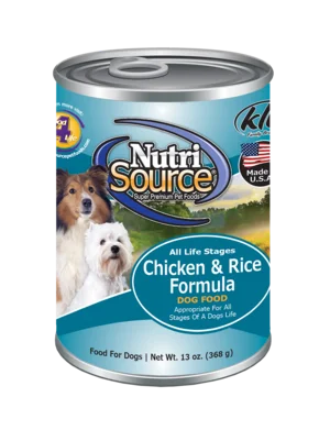 NutriSource Pet Foods Adult Chicken & Rice Formula Healthy Wet Dog Food