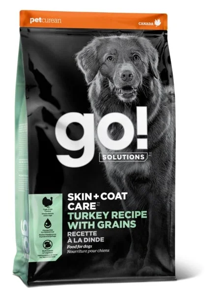 Petcurean Go! Skin & Coat Care Turkey Recipe With Grains Dry Dog Food