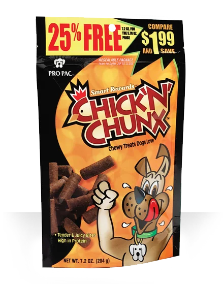 PRO PAC Smart Rewards Chick 'N' Chunks Dog Treats