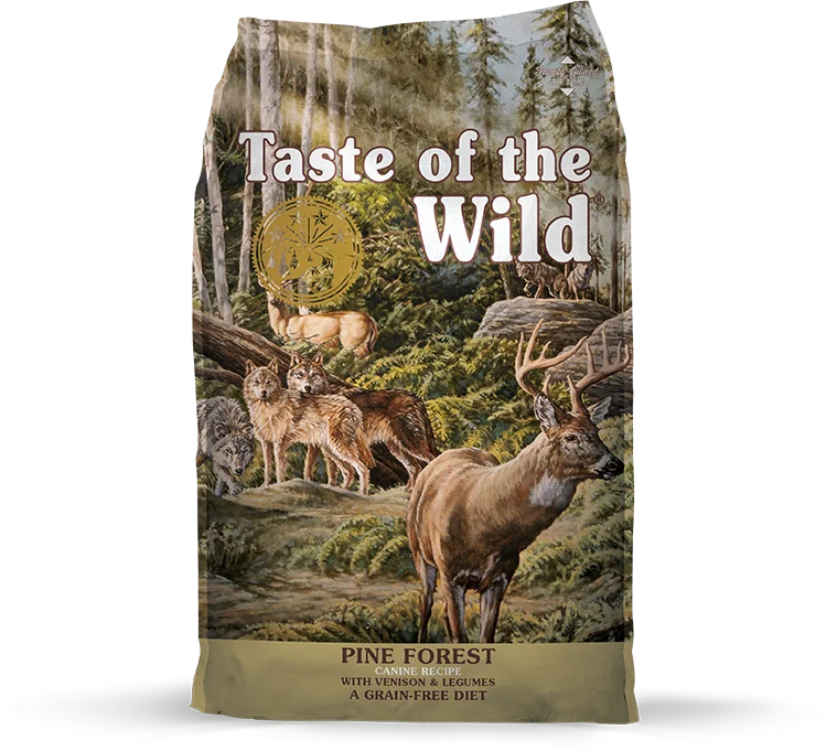 Taste Of The Wild Grain Free Pine Forest Recipe Dry Dog Food (5-lb)