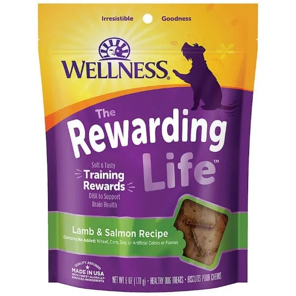 Wellness Rewarding Life Lamb & Salmon Recipe Soft Dog Treats