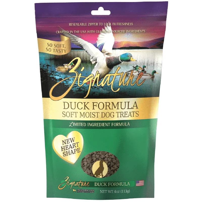 Zignature Soft Moist Duck Formula Dog Treats