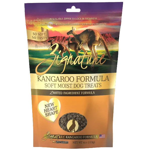 Zignature Soft Moist Kangaroo Formula Dog Treats