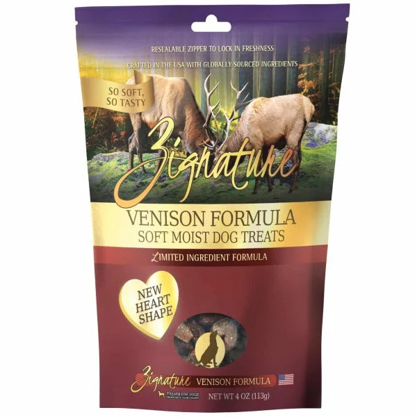 Zignature Soft Moist Venison Formula Dog Treats