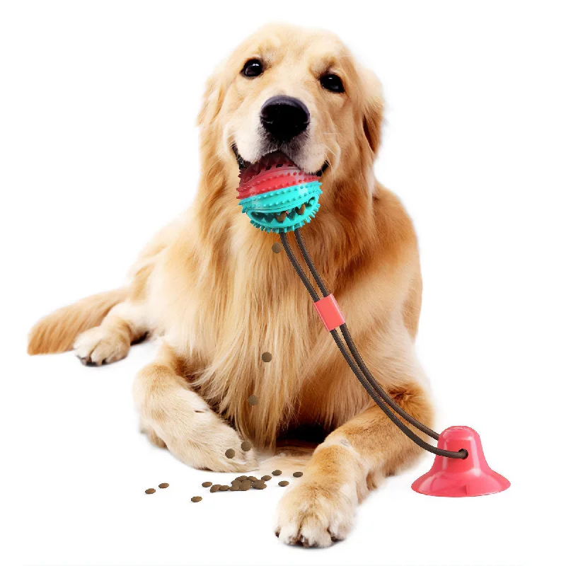 Pet Life® Grip N' Play Treat Dispenser Toy