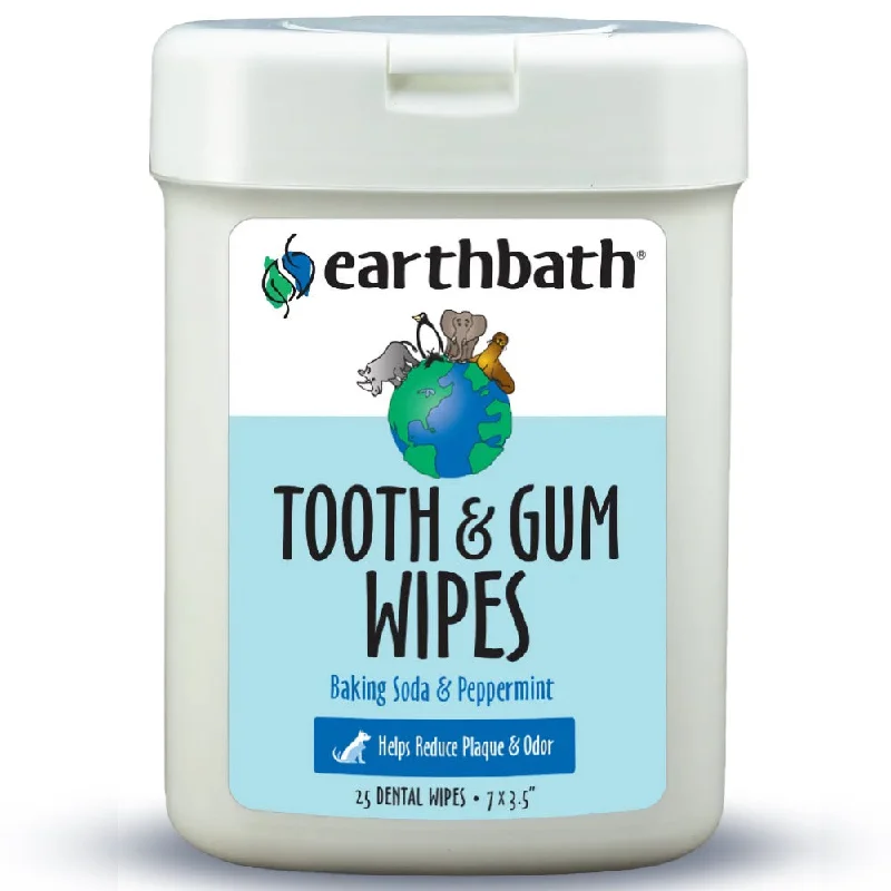 20% OFF: EarthBath Tooth & Gum Dental Wipes 25ct