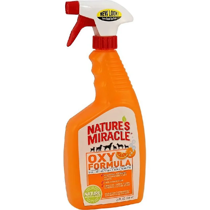 Nature’s Miracle Dual-Action Oxy Orange Formula Stain & Odor Remover Spray 24oz