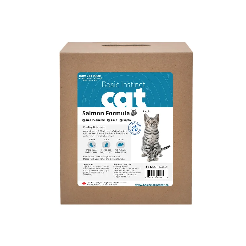 Basic Instinct - Salmon for cats 16x125g packs