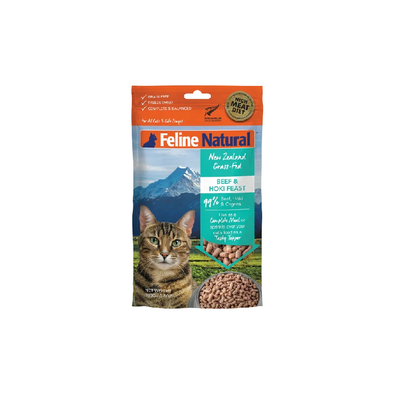 Beef & Hoki Feast Freeze-Dried Cat Food