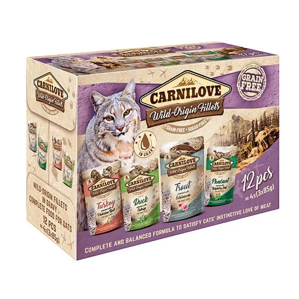 Carnilove Cat Pouch Multipack (12 x 85g)