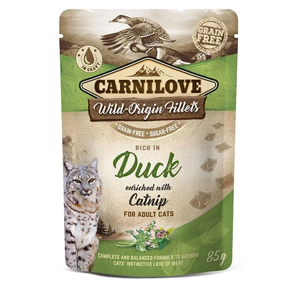 Carnilove Cat Pouch Duck & Catnip 85g