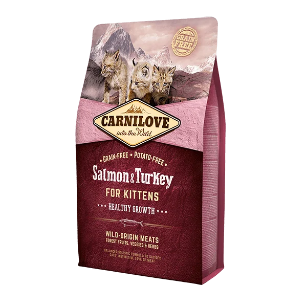 Carnilove Dry Cat Food Salmon & Turkey for Kittens 70/30