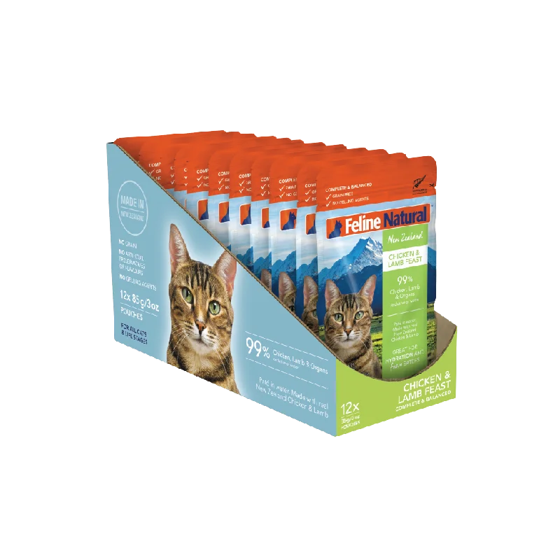 Chicken & Lamb Feast Pouch Cat Food