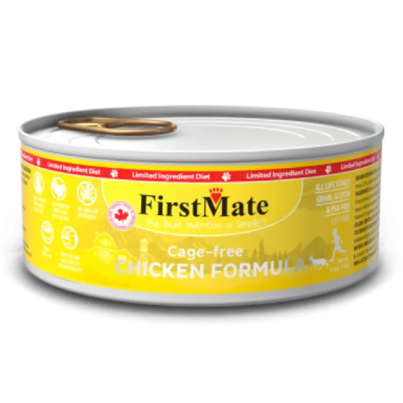 FirstMate's Cage Free-Run Chicken for Cats 5.5oz