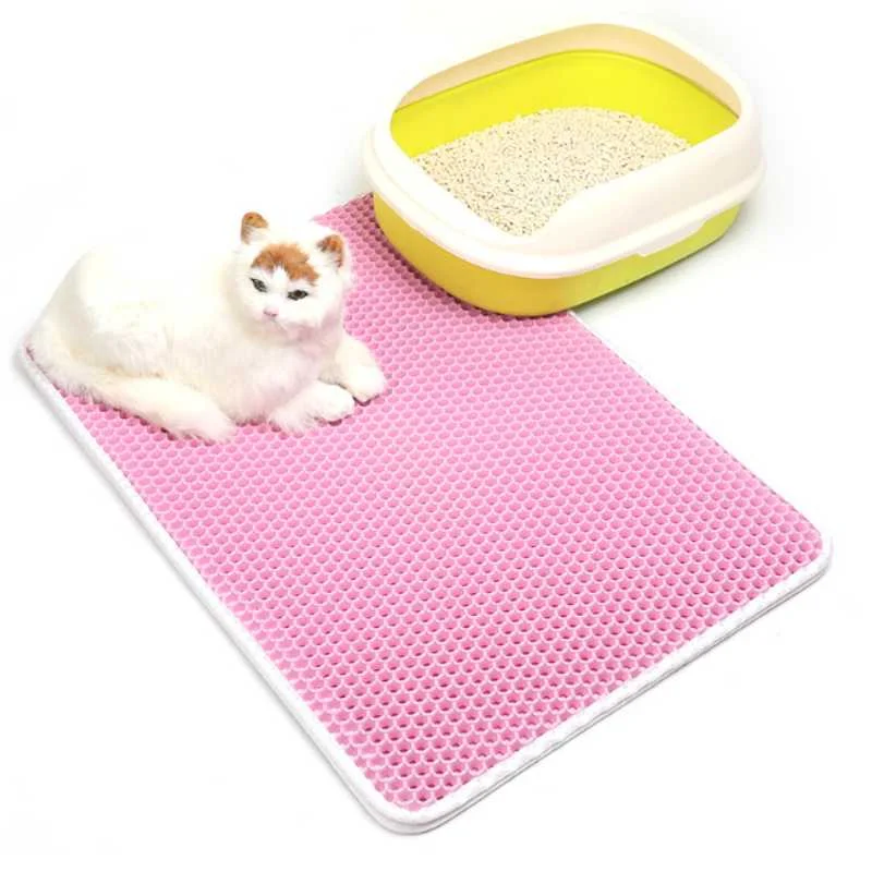 Double-Layer Non-slip Cat Litter Mat