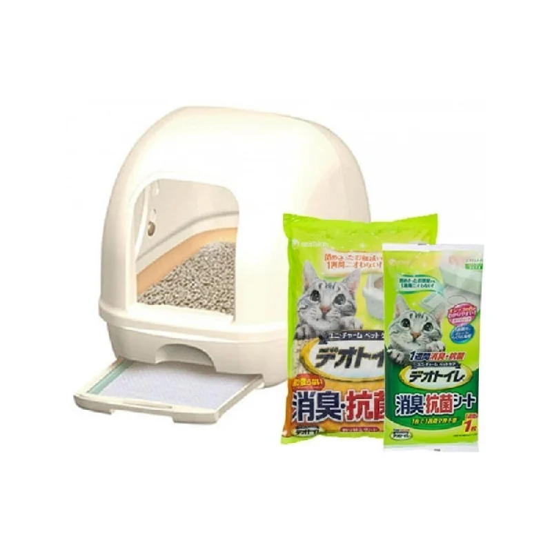 DeoToilet Hooded Cat Litter Starter Kit