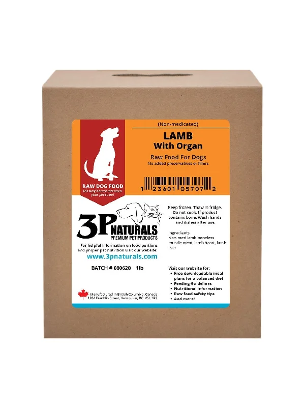 3P Naturals - Lamb with Organ & Veg HF/NM