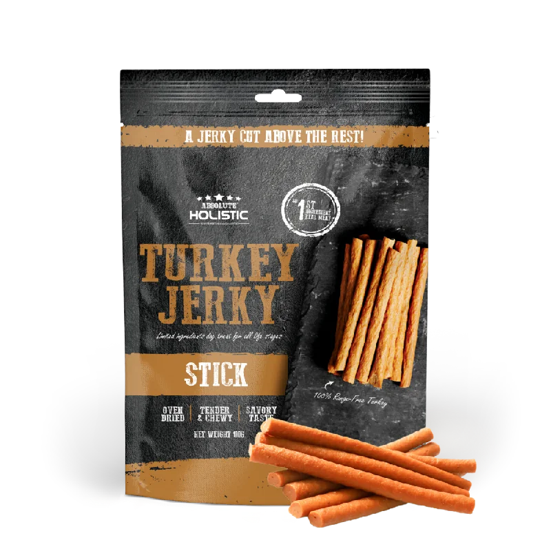 Absolute Holistic Dog Treats Turkey Jerky Stick 100g