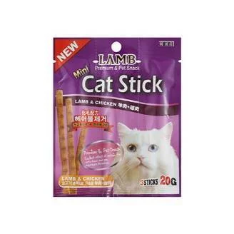 Bow Wow Cat Treat Mini Cat Stick - Lamb & Chicken 20g (BW1097)