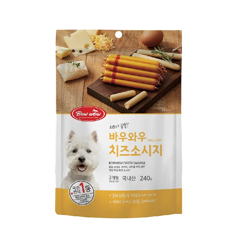 Bow Wow Dog Treat Cheese Sausage 14pcs (BW1023)