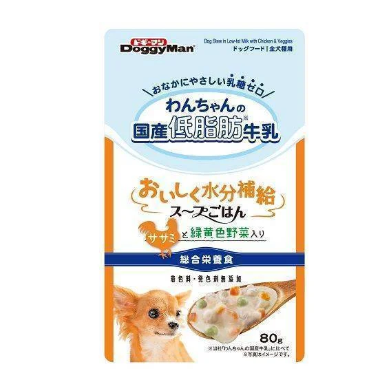 DoggyMan Dog Stew in Low-Fat Milk with Chicken & Veggies 80g