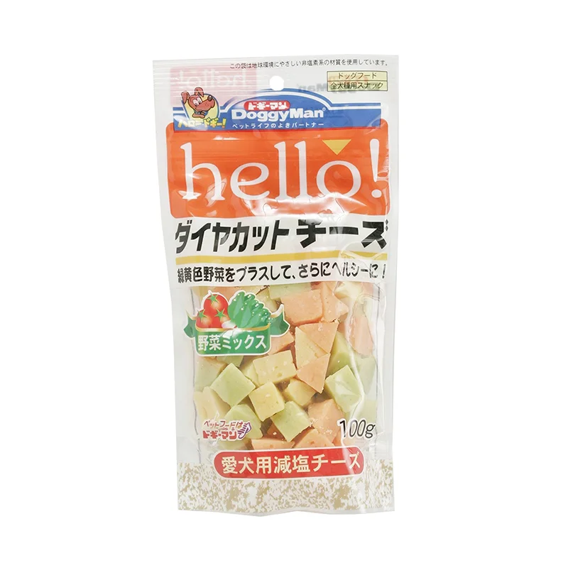 DoggyMan Hello Diamond Cut Cheese Snack - Vegetable Flavor 100g