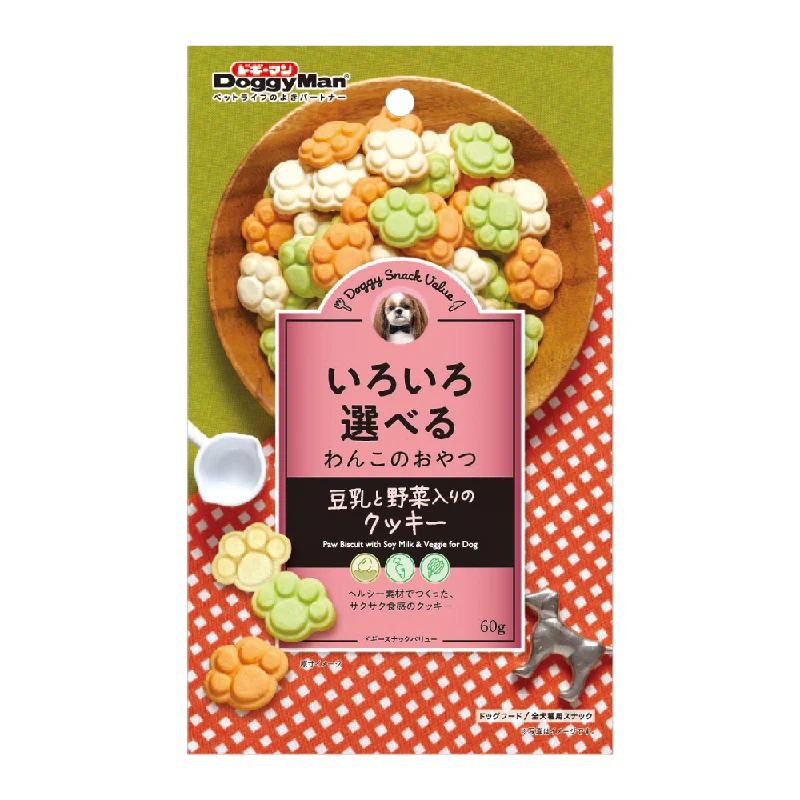 DoggyMan Soybean Milk & Veg Cookies 60g