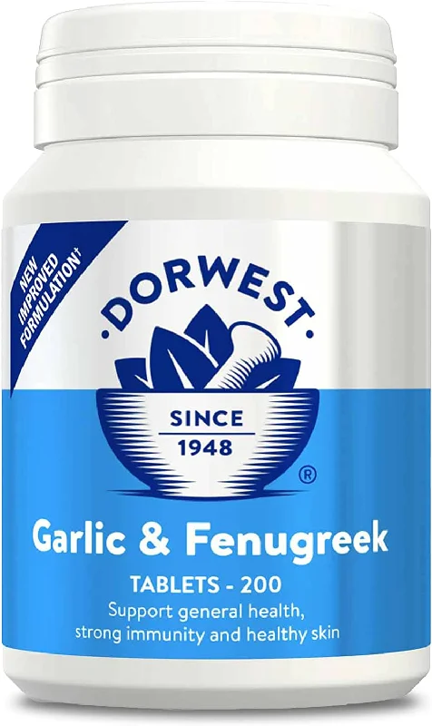 Dorwest Garlic & Fenugreek Tablets for Dogs and Cats