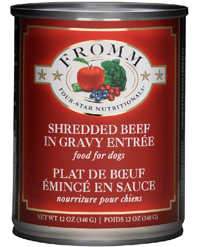 Fromm Shredded Beef in Gravy Canned Dog Food 13oz