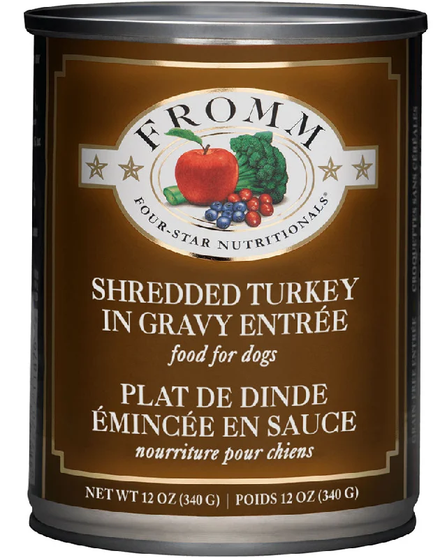 Fromm Shredded Turkey in Gravy Canned Dog Food 12oz