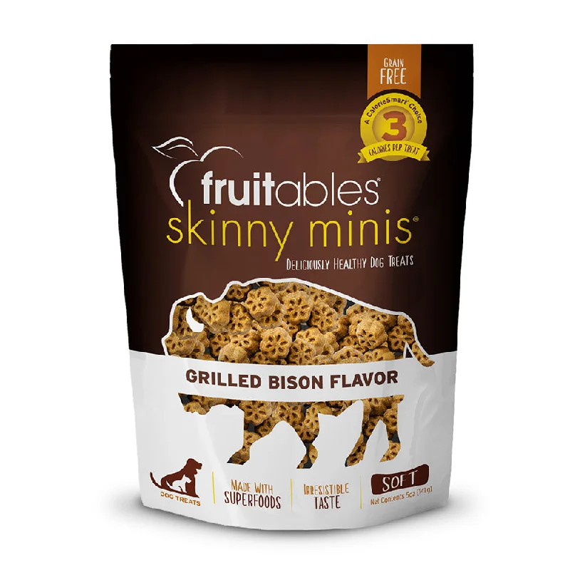 Fruitables Dog Skinny Minis Grilled Bison 5oz