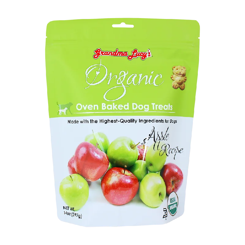 Grandma Lucy's Organic Oven Baked Dog Treats Apples 14oz