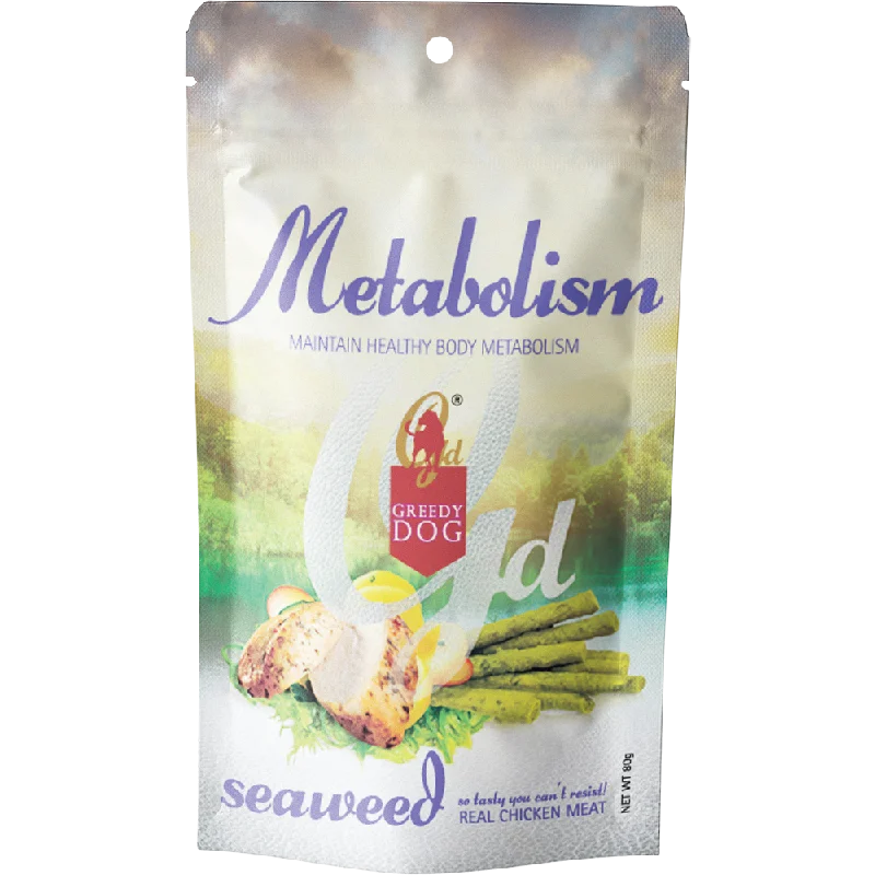 Greedy Dog Treats Metabolism Seaweed 80g