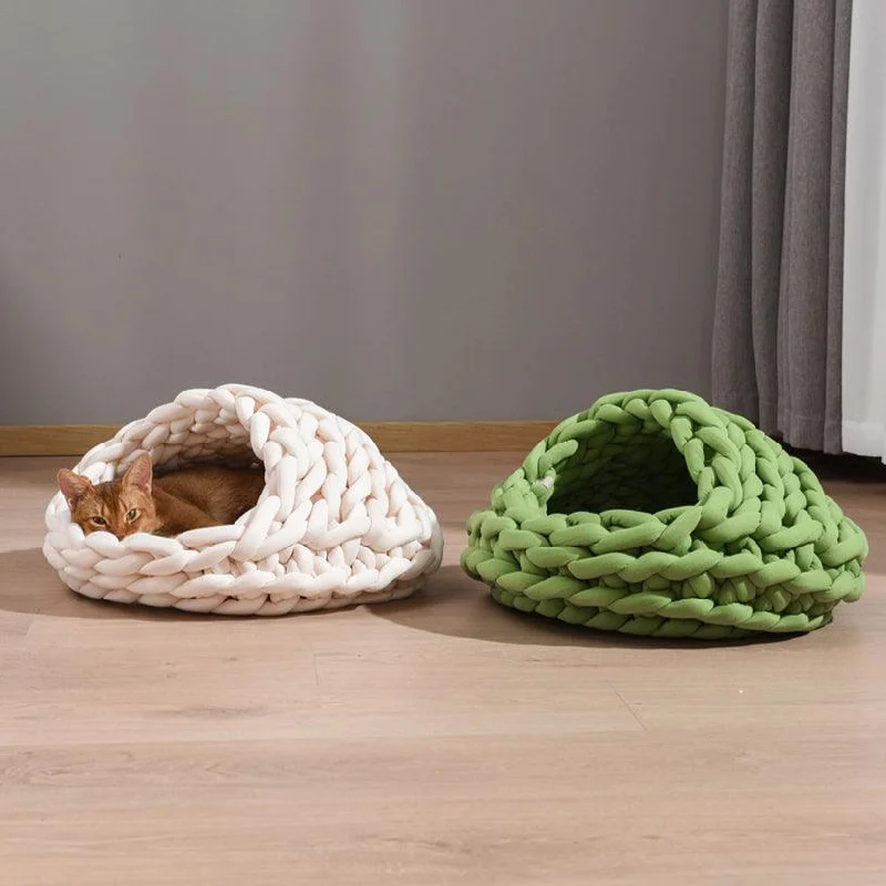 Michu Handmade Luxurious Feline Haven Comfort Cat Nest– Exquisite Design