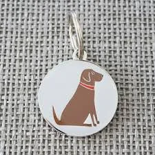 Sweet William ID Tag - Chocolate Labrador