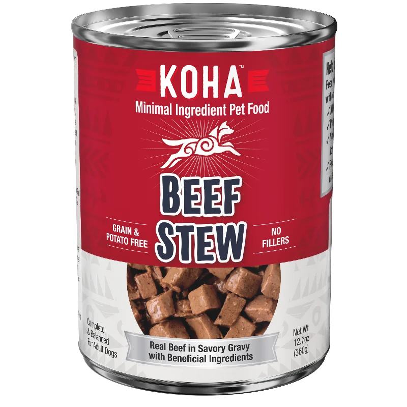 Koha Beef Stew Wet Dog Food 12.7oz