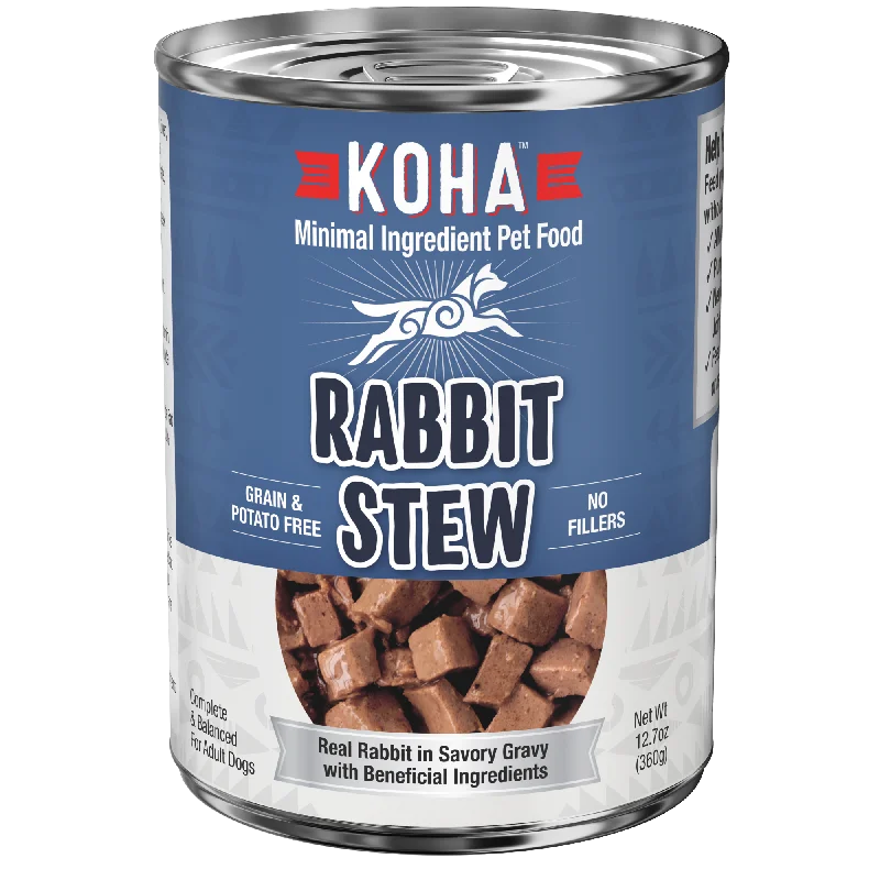 Koha Rabbit Stew Wet Dog Food 12.7oz