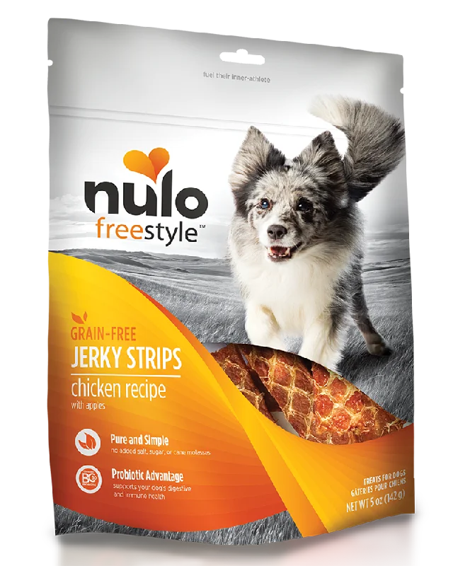 Nulo Freestyle Chicken & Apple Jerky Dog Treats 5oz