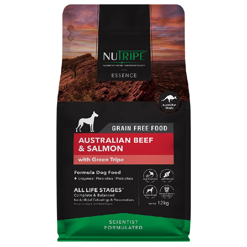 Nutripe Dog Essence Australian Beef & Salmon with Green Tripe 12kg