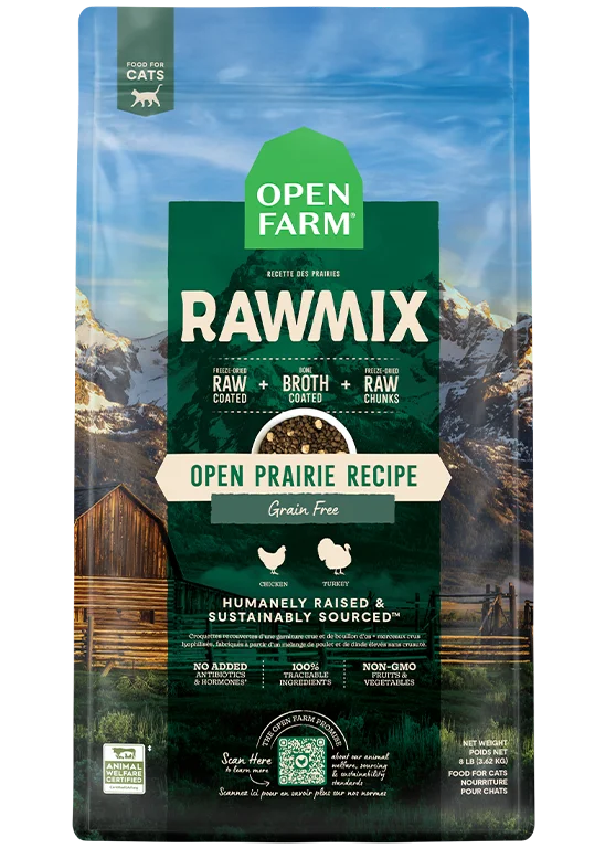 Open Farm Prairie GF RawMix For Cats